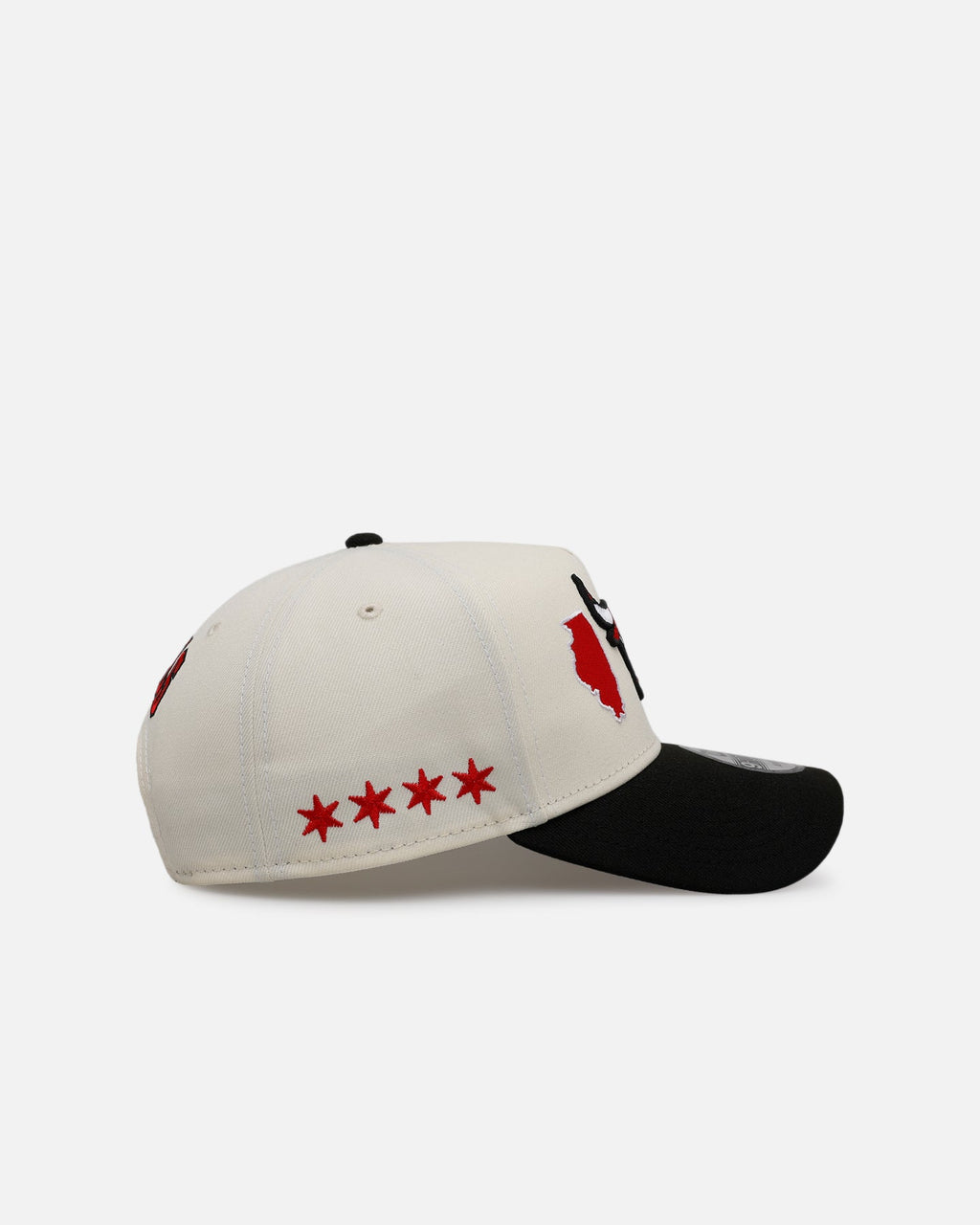 New Era Chicago Bulls 'Chrome City Icons' 9FORTY A-Frame Snapback Chrome/Official Team Color
