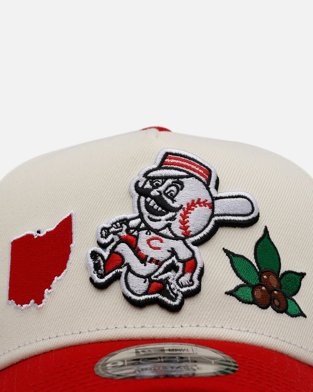New Era Cincinnati Reds 'Chrome City Icons' 9FORTY A-Frame Snapback Chrome/Official Team Color