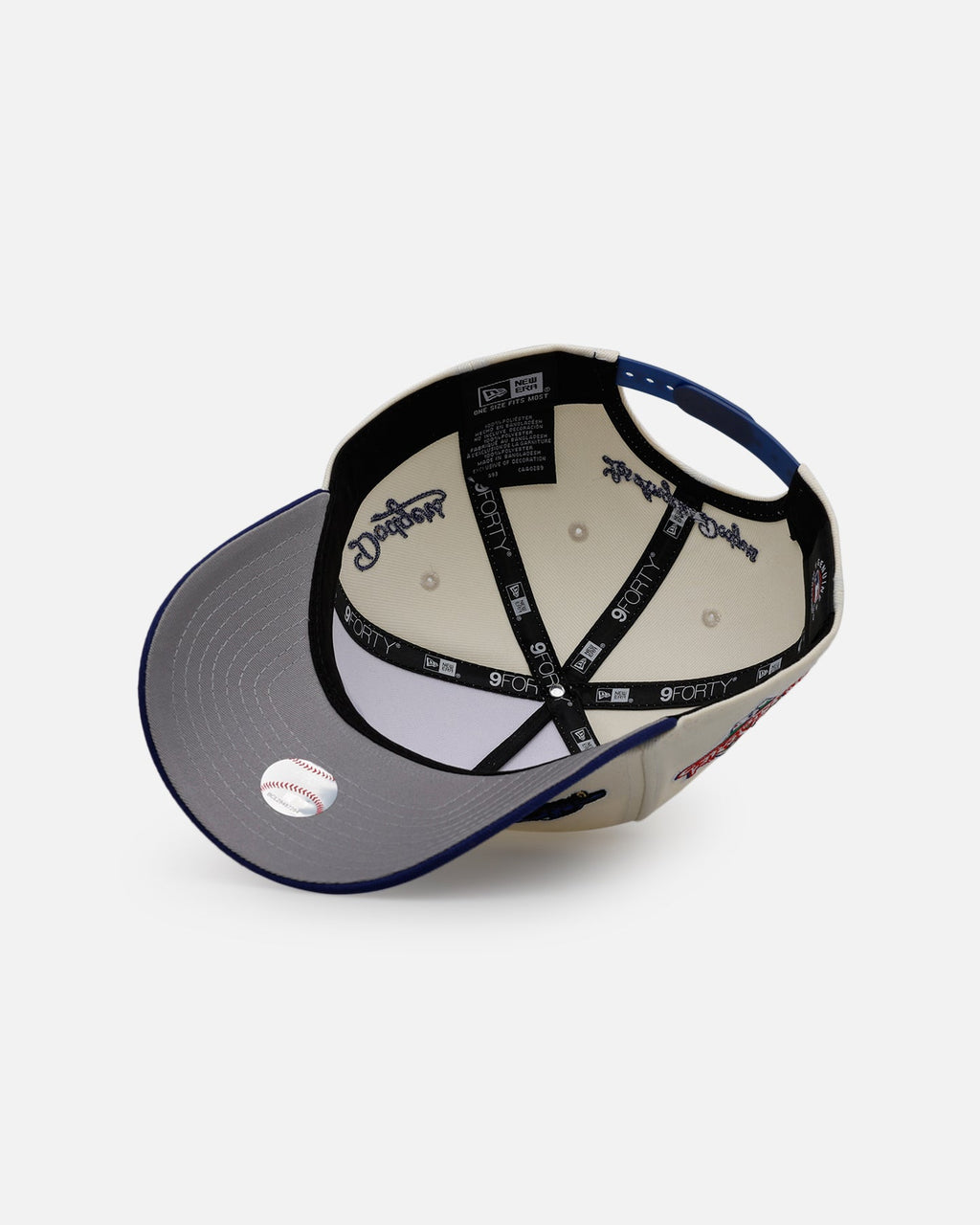 New Era Los Angeles Dodgers 'Chrome City Icons' 9FORTY A-Frame Snapback Chrome/Official Team Color