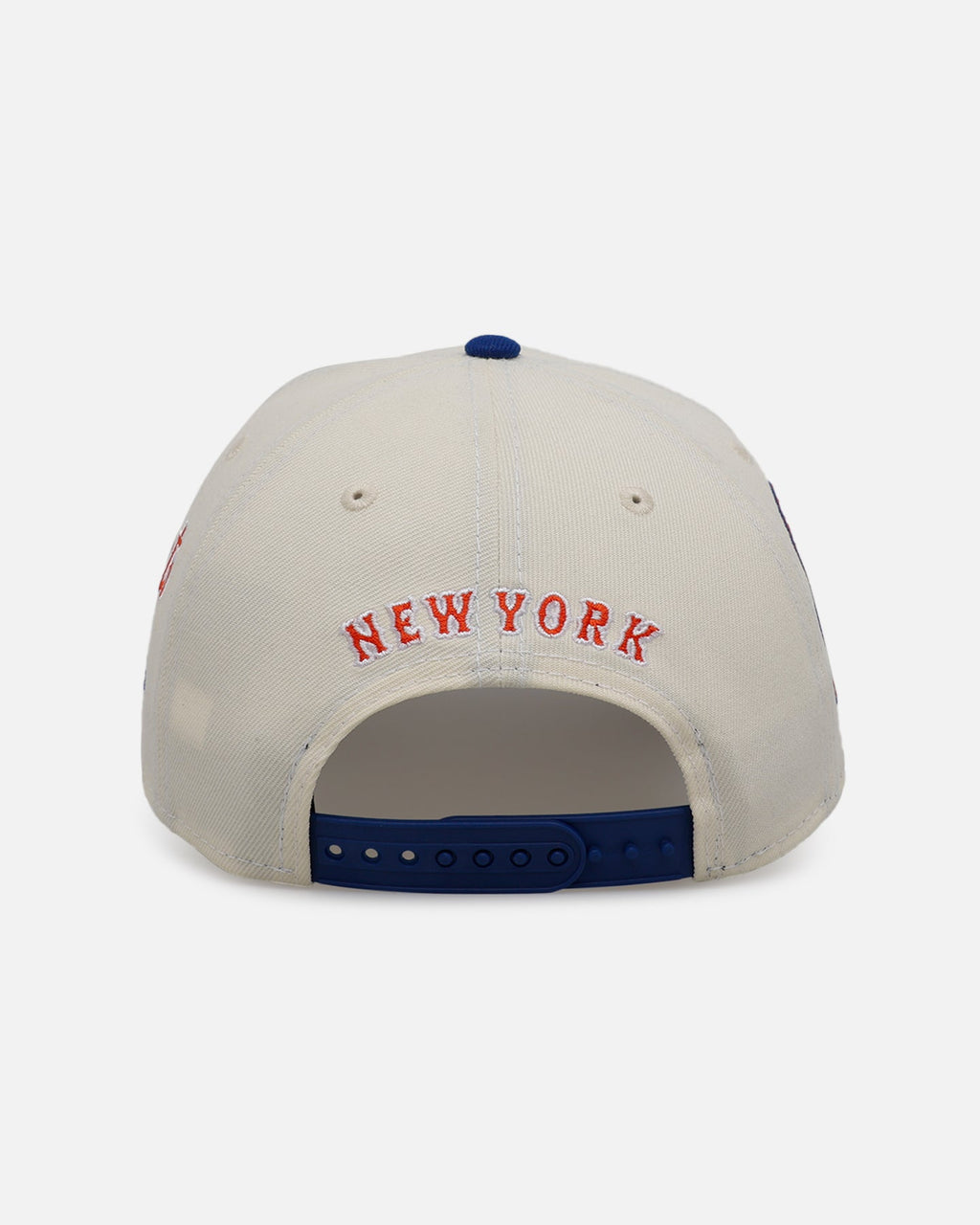 New Era New York Mets 'Chrome City Icons' 9FORTY A-Frame Snapback Chrome/Official Team Color