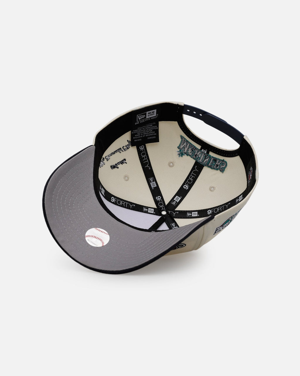 New Era Seattle Mariners 'Chrome City Icons' 9FORTY A-Frame Snapback Chrome/Official Team Color