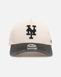 47 Brand New York Mets 'Washed Black Visor' 47 Offside Snapback Natural