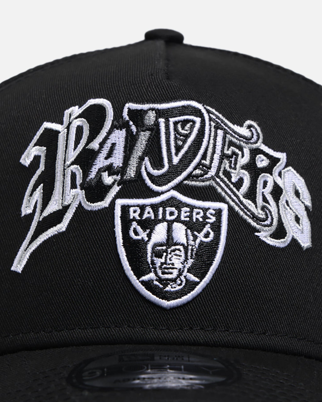 New Era Las Vegas Raiders 'Multi Letter' 9FORTY A-Frame Snapback Black