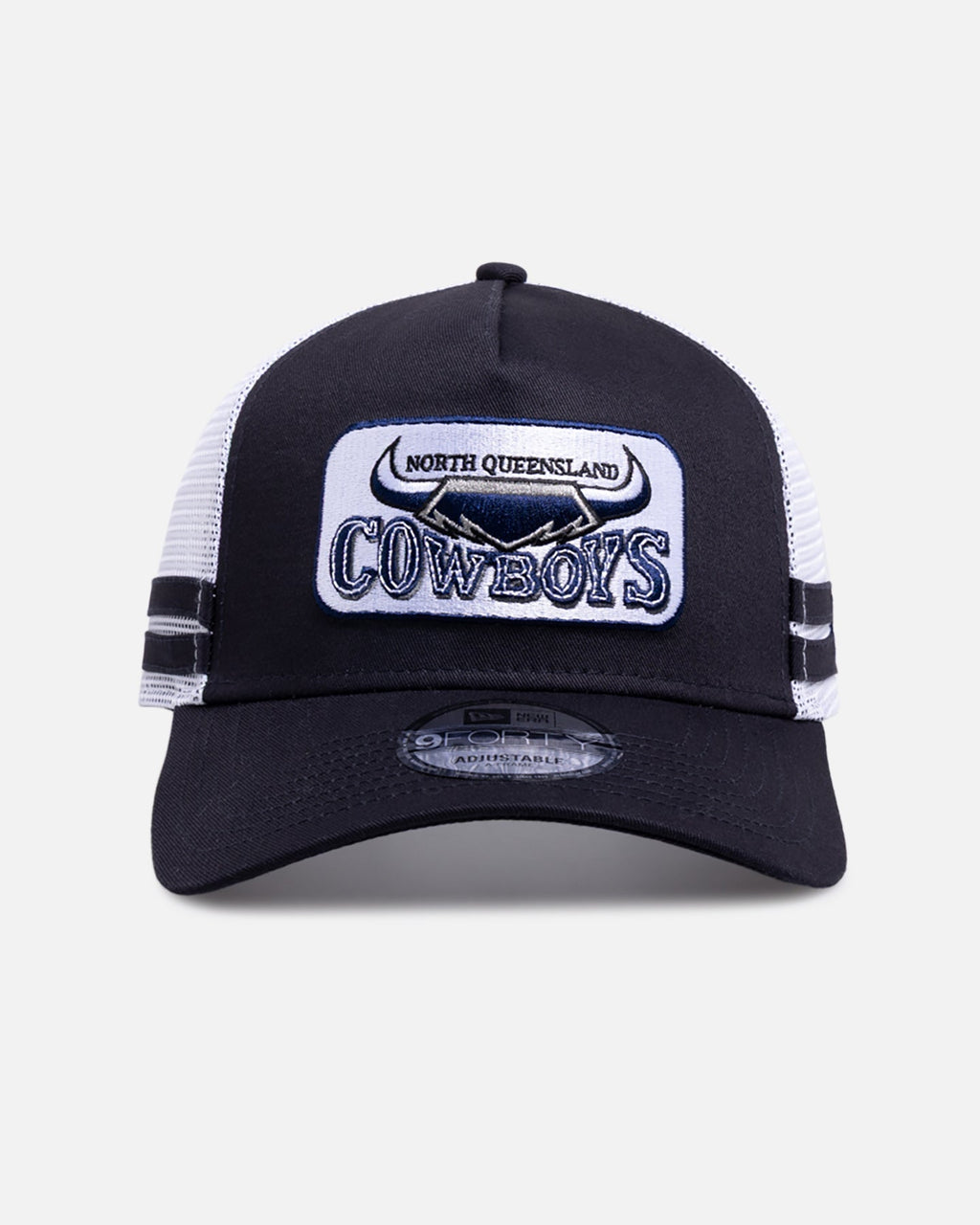 New Era North Queensland Cowboys 'NRL 26 Retro Trucker' 9FORTY A-Frame Snapback Original Team Colours