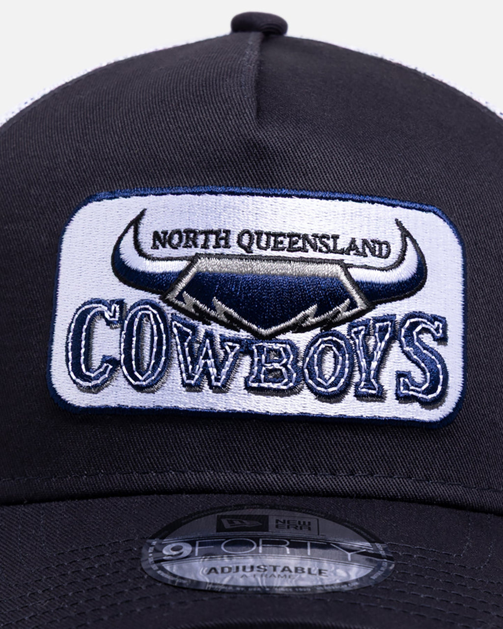New Era North Queensland Cowboys 'NRL 26 Retro Trucker' 9FORTY A-Frame Snapback Original Team Colours