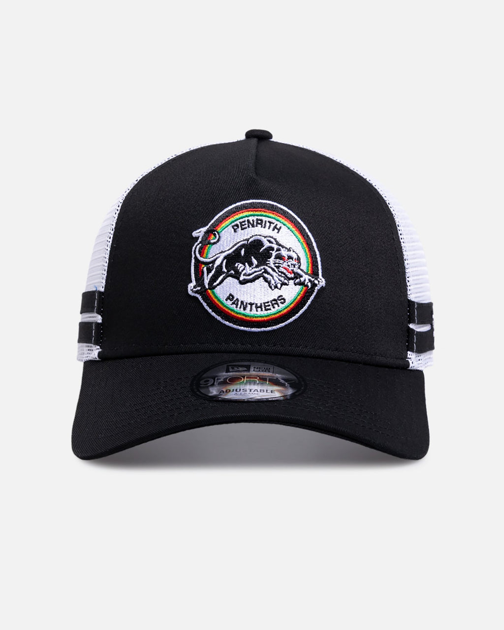 New Era Penrith Panthers 'NRL 26 Retro Trucker' 9FORTY A-Frame Snapback Original Team Colours