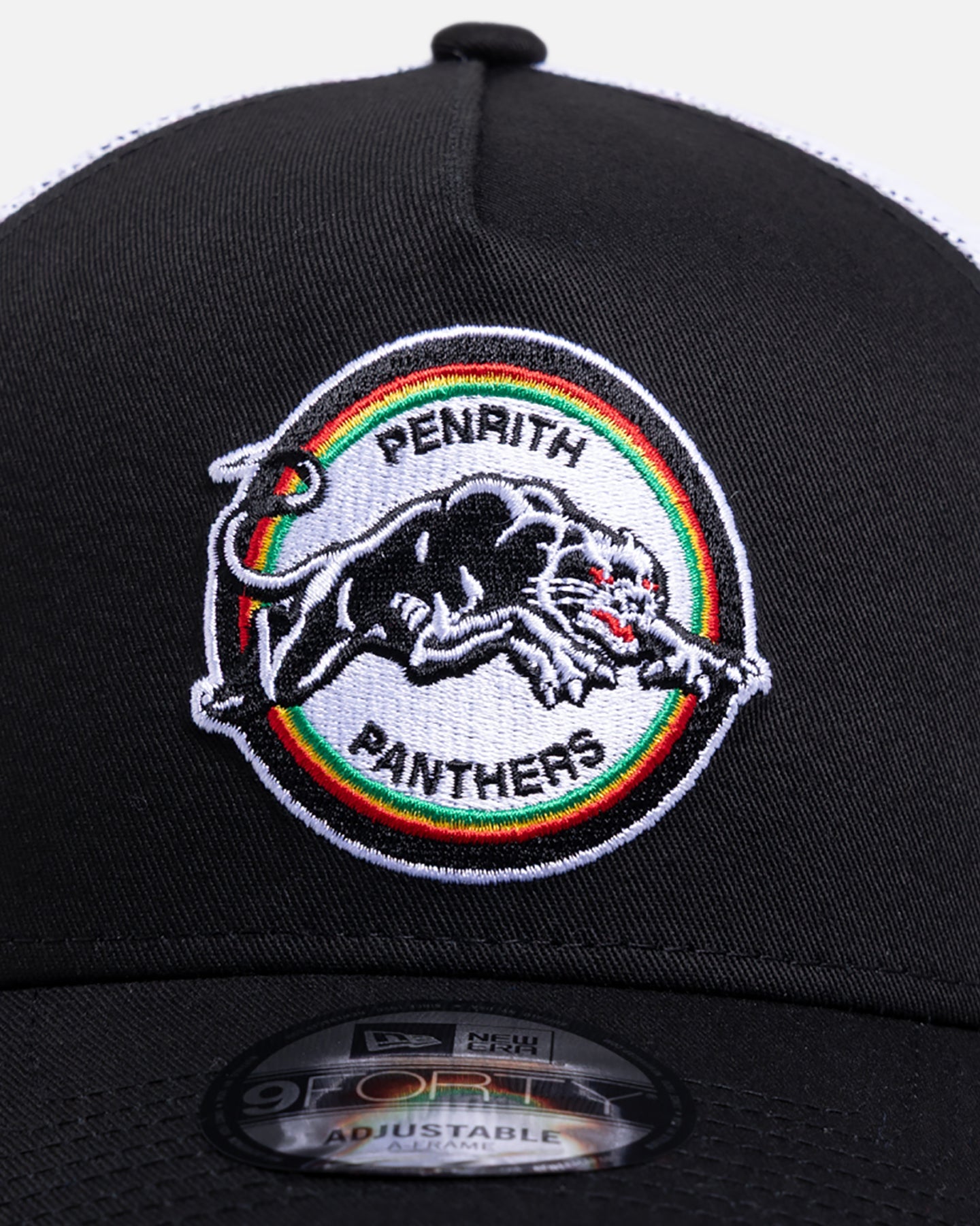 New Era Penrith Panthers 'NRL 26 Retro Trucker' 9FORTY A-Frame Snapback Original Team Colours