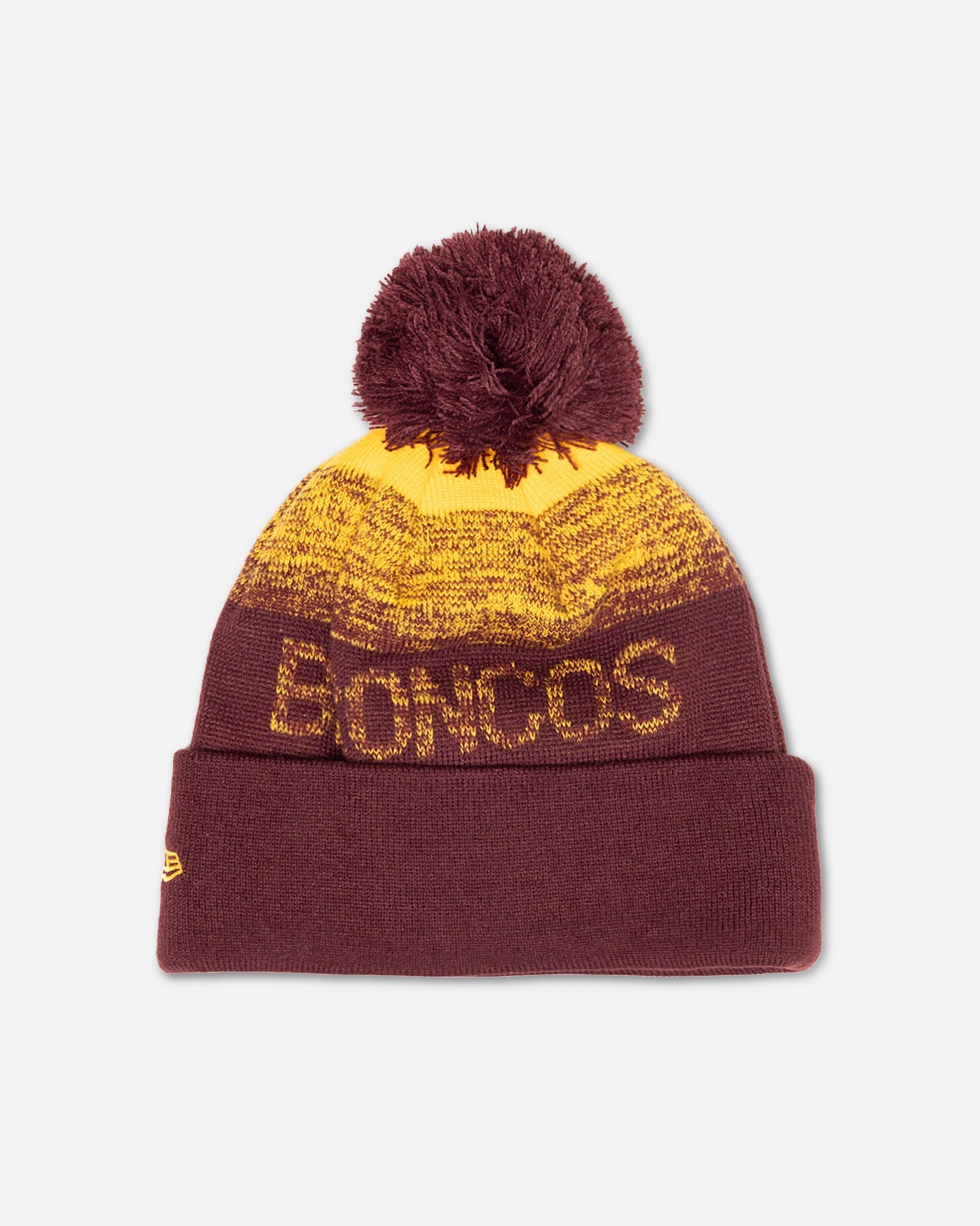 New Era Brisbane Broncos 'NRL Ombre Marle' Knitted Beanie Official Team Colour
