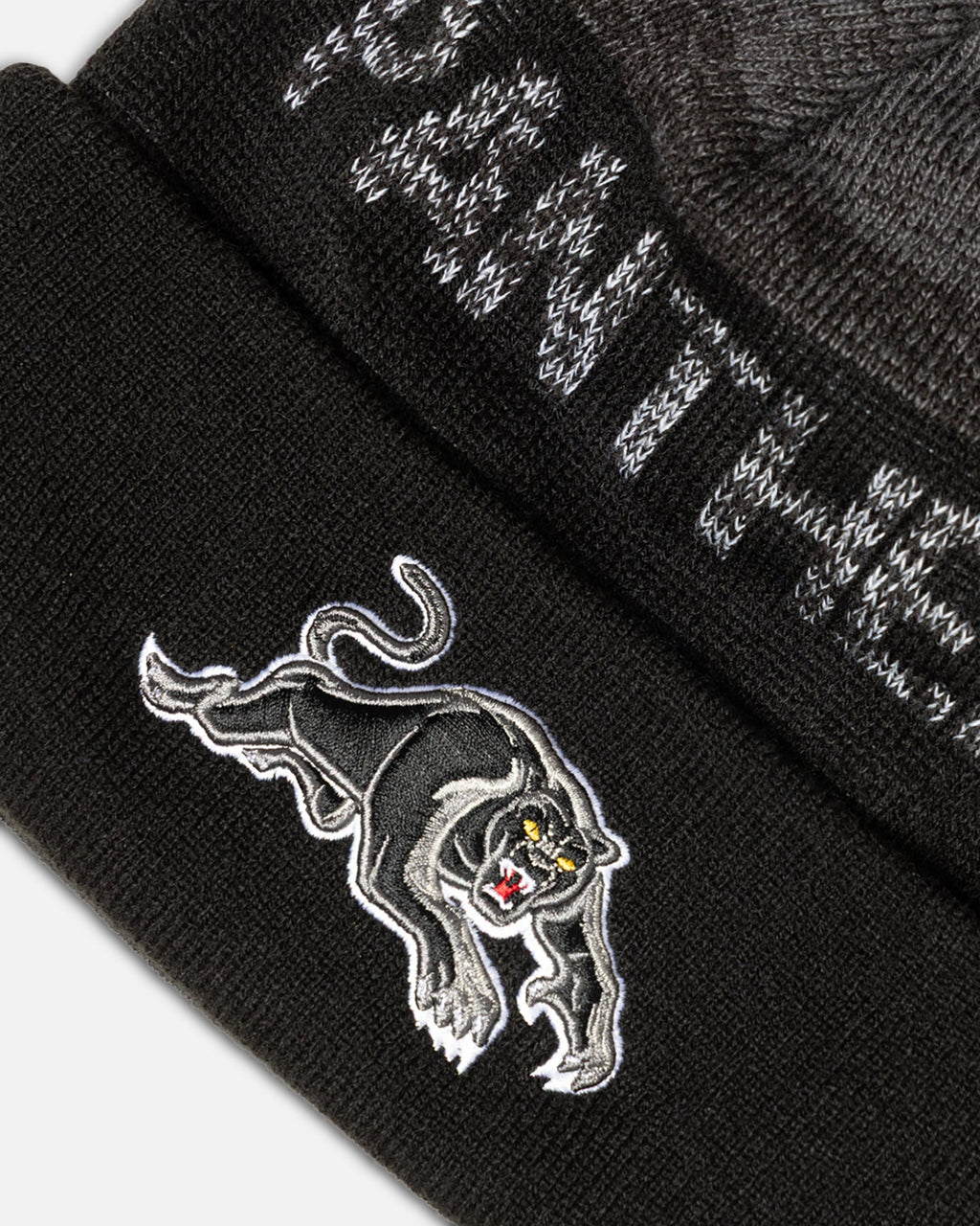 New Era Penrith Panthers 'NRL Ombre Marle' Knitted Beanie Official Team Colour