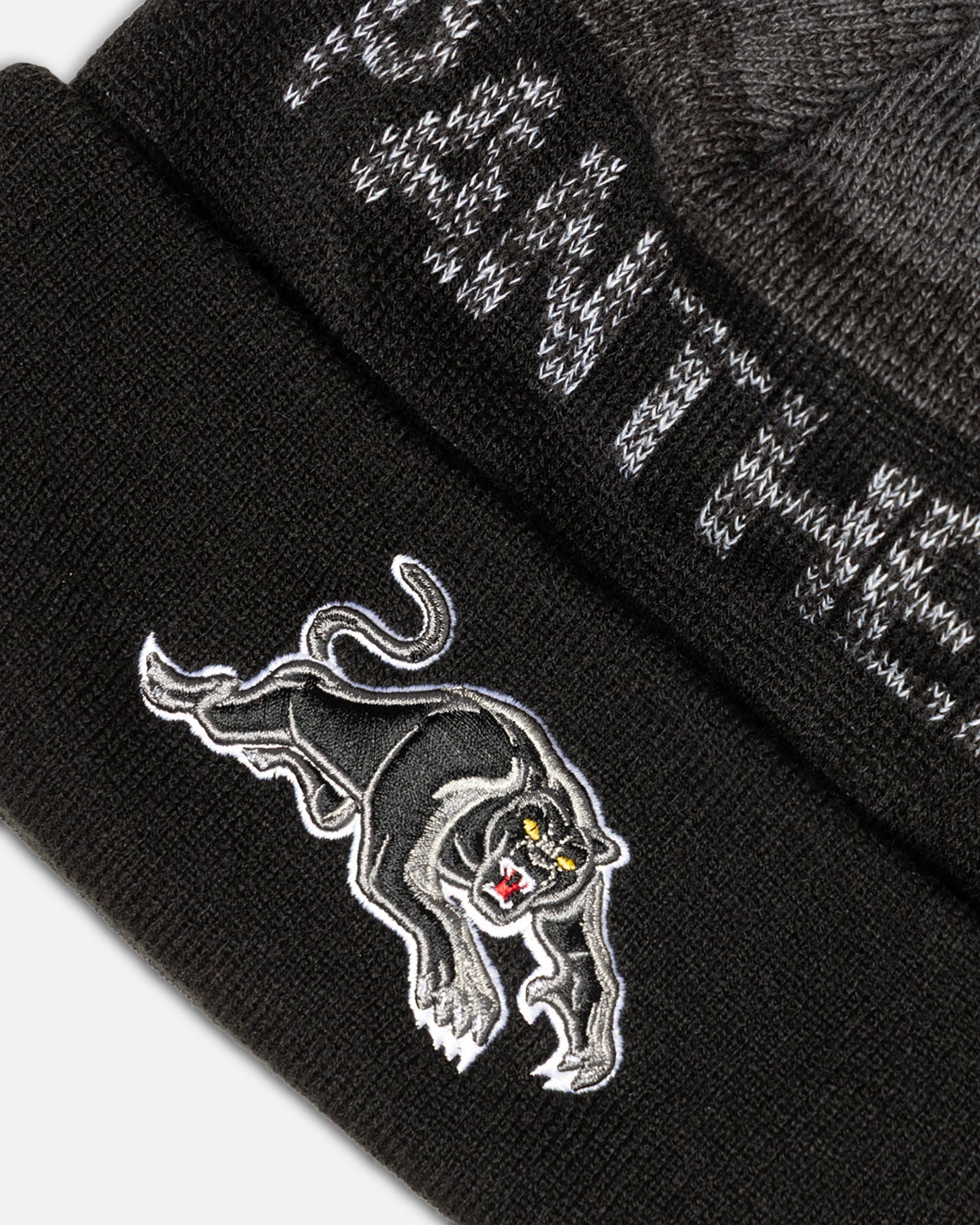 New Era Penrith Panthers 'NRL Ombre Marle' Knitted Beanie Official Team Colour