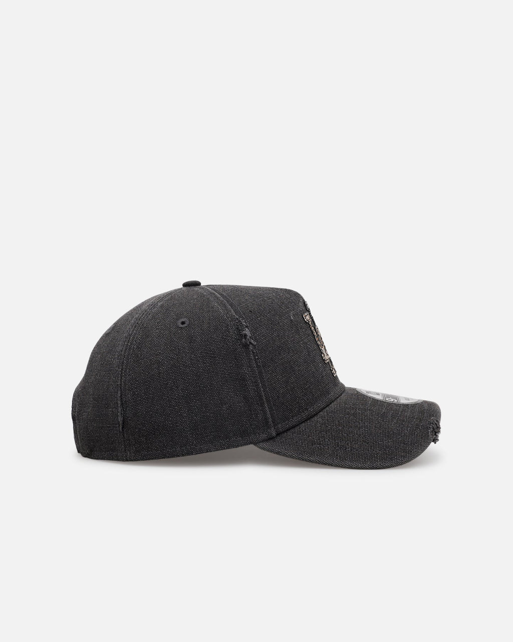 New Era Los Angeles Dodgers 'Patent Leather' 9FORTY A-Frame Strapback Washed Black