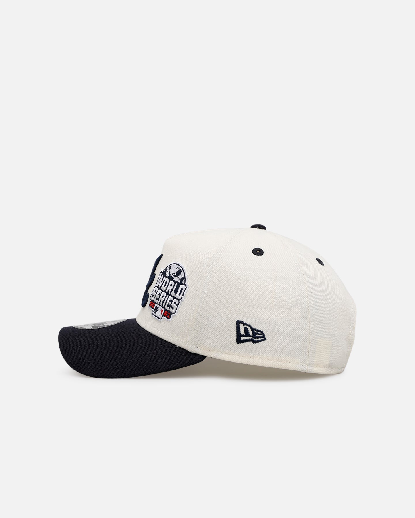 New Era Atlanta Braves 'World Series Logo' 9FORTY A-Frame Snapback Chrome