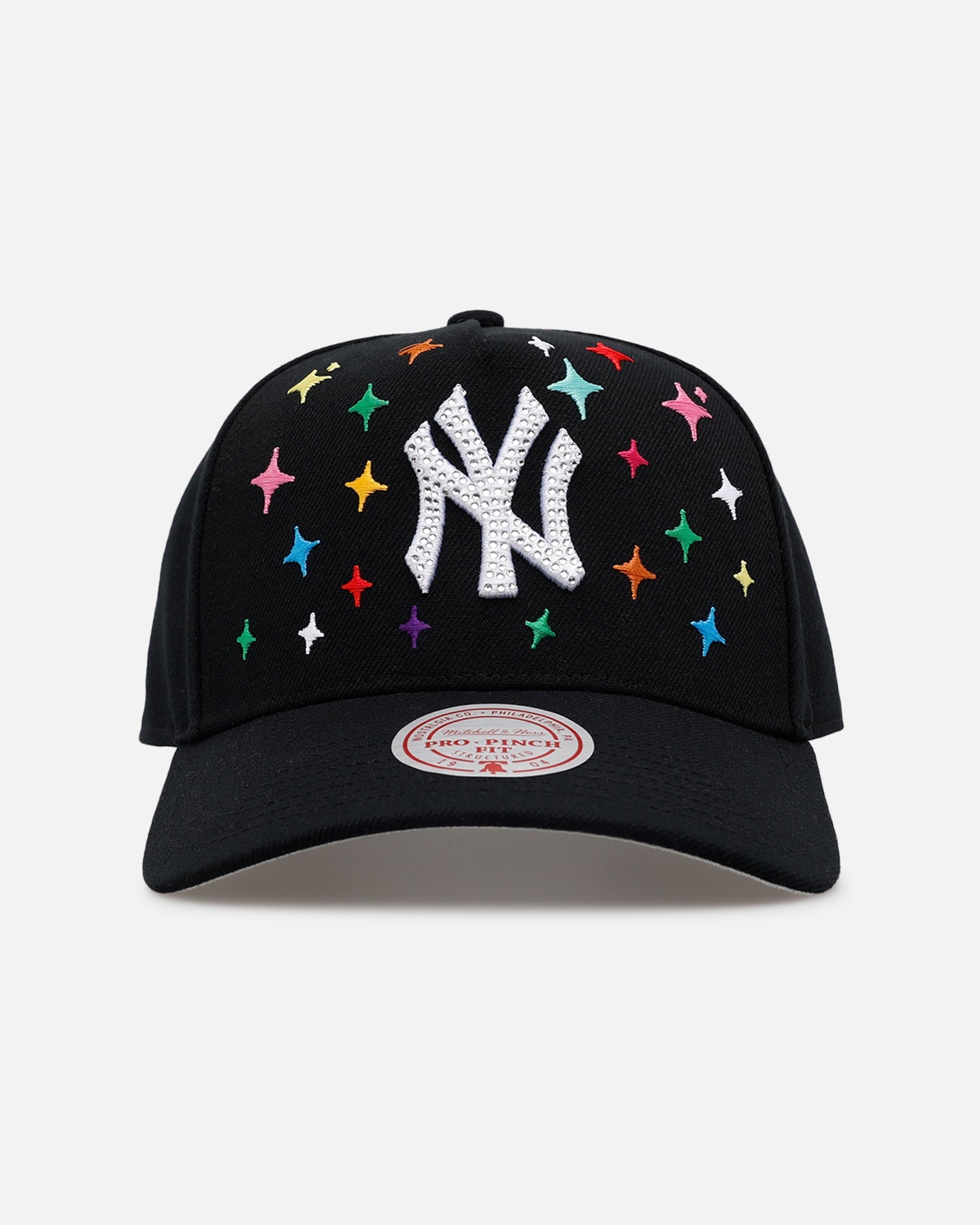 Mitchell & Ness New York Yankees 'Rhinestone Luxury' Pro Pinch Snapback Black