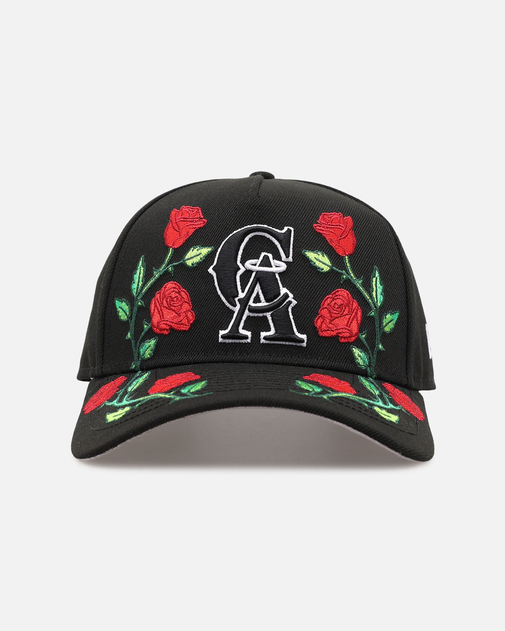 New Era Los Angeles Angels 'Garden' 9FORTY A-Frame Snapback Black