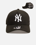 New Era New York Yankees 9FORTY A-Frame Trucker Snapback Black