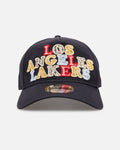 New Era Los Angeles Lakers 'Fabric Shop' 9FORTY A-Frame Snapback Navy