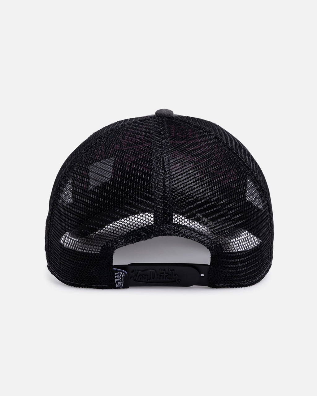 Von Dutch Distressed Trucker Snapback Black/Pink