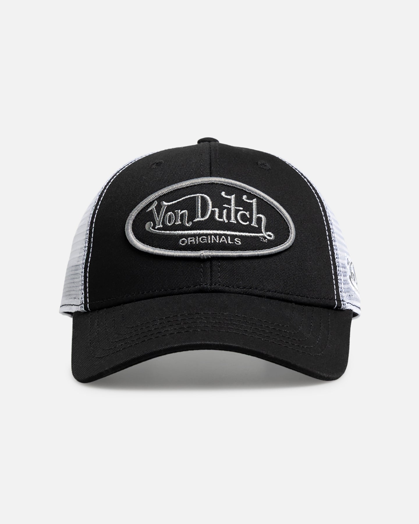 Von Dutch Originals Trucker Snapback Black/White