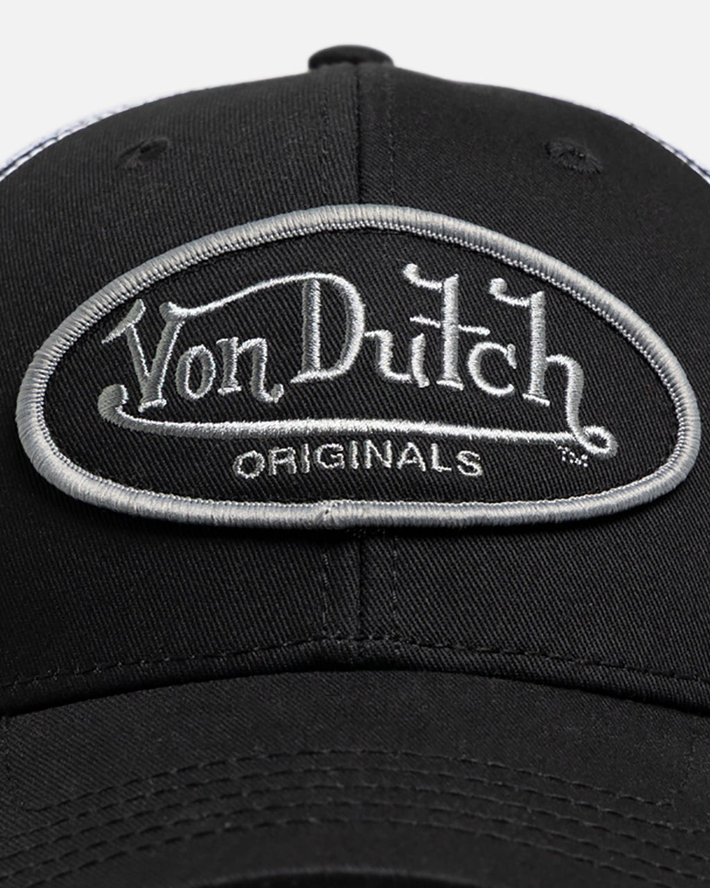 Von Dutch Originals Trucker Snapback Black/White