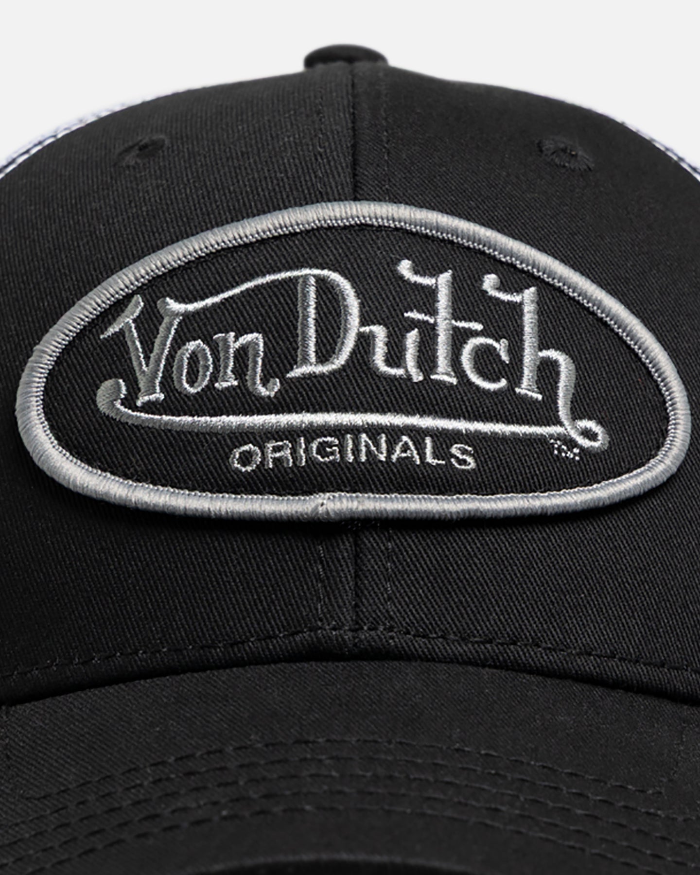 Von Dutch Originals Trucker Snapback Black/White