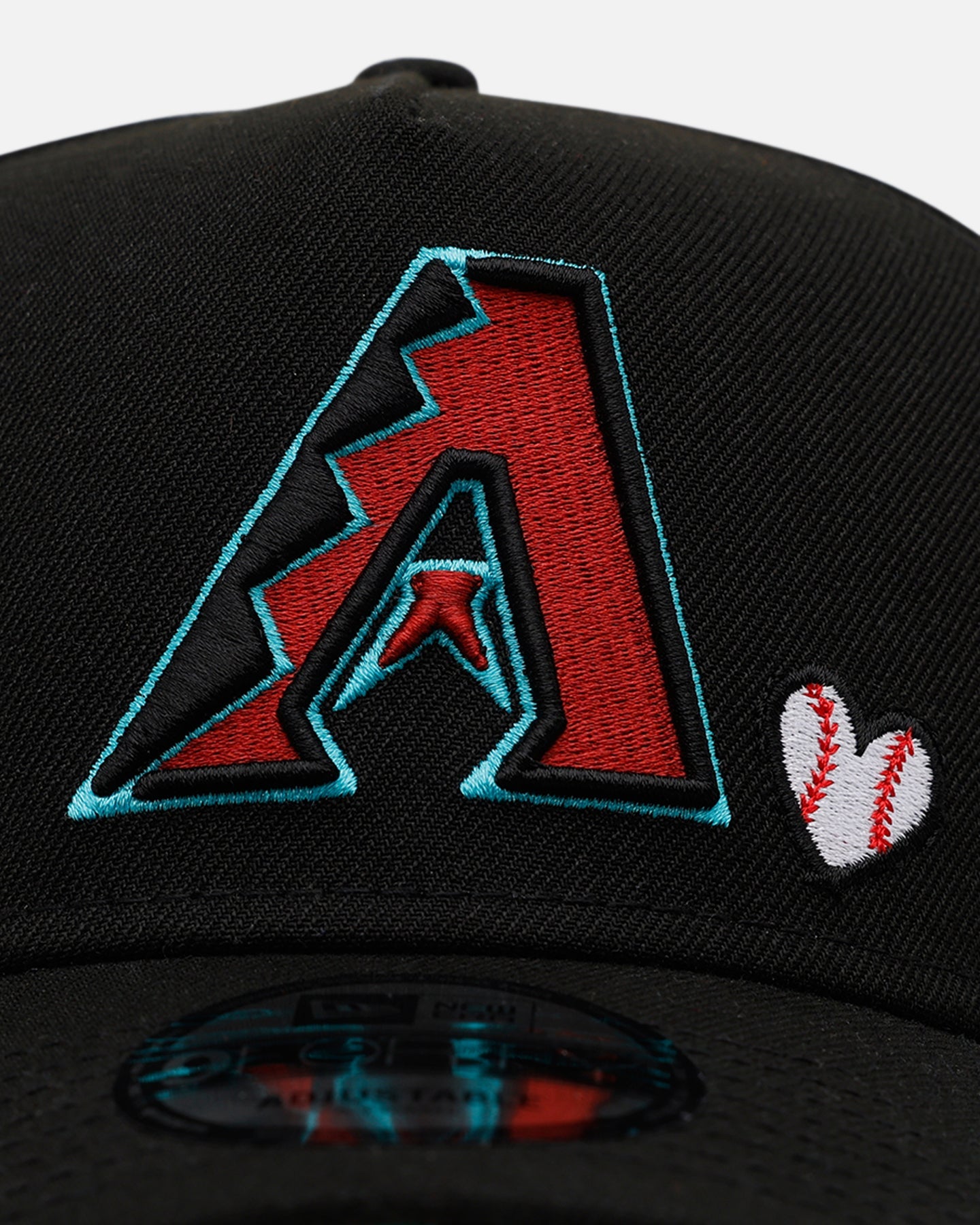 New Era Arizona Diamondbacks 'Baseball Hearts' 9FORTY A-Frame Snapback Official Team Color
