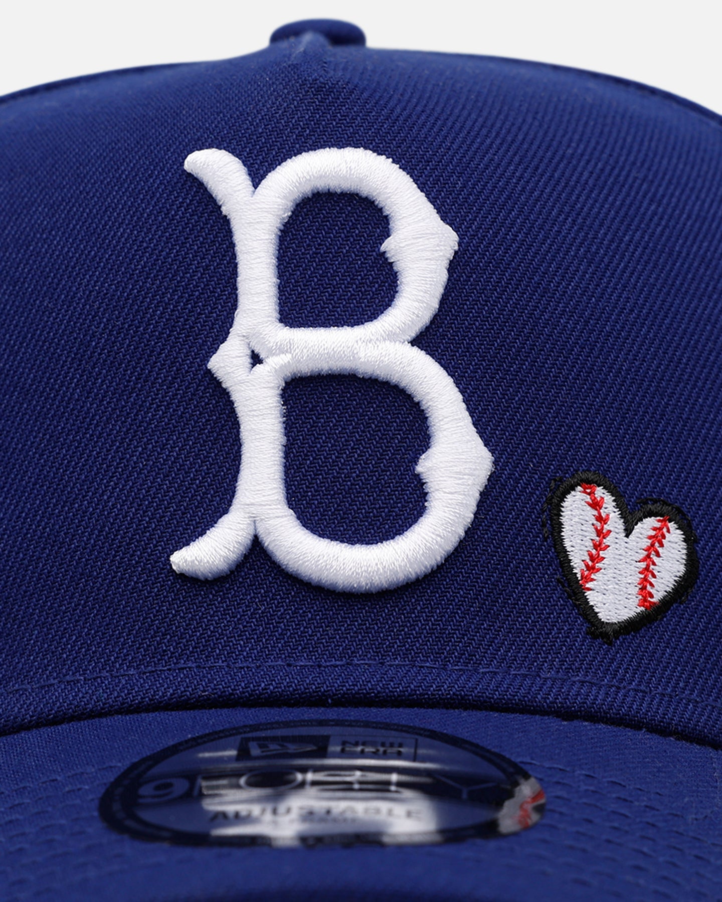 New Era Brooklyn Dodgers 'Baseball Hearts' 9FORTY A-Frame Snapback Official Team Color