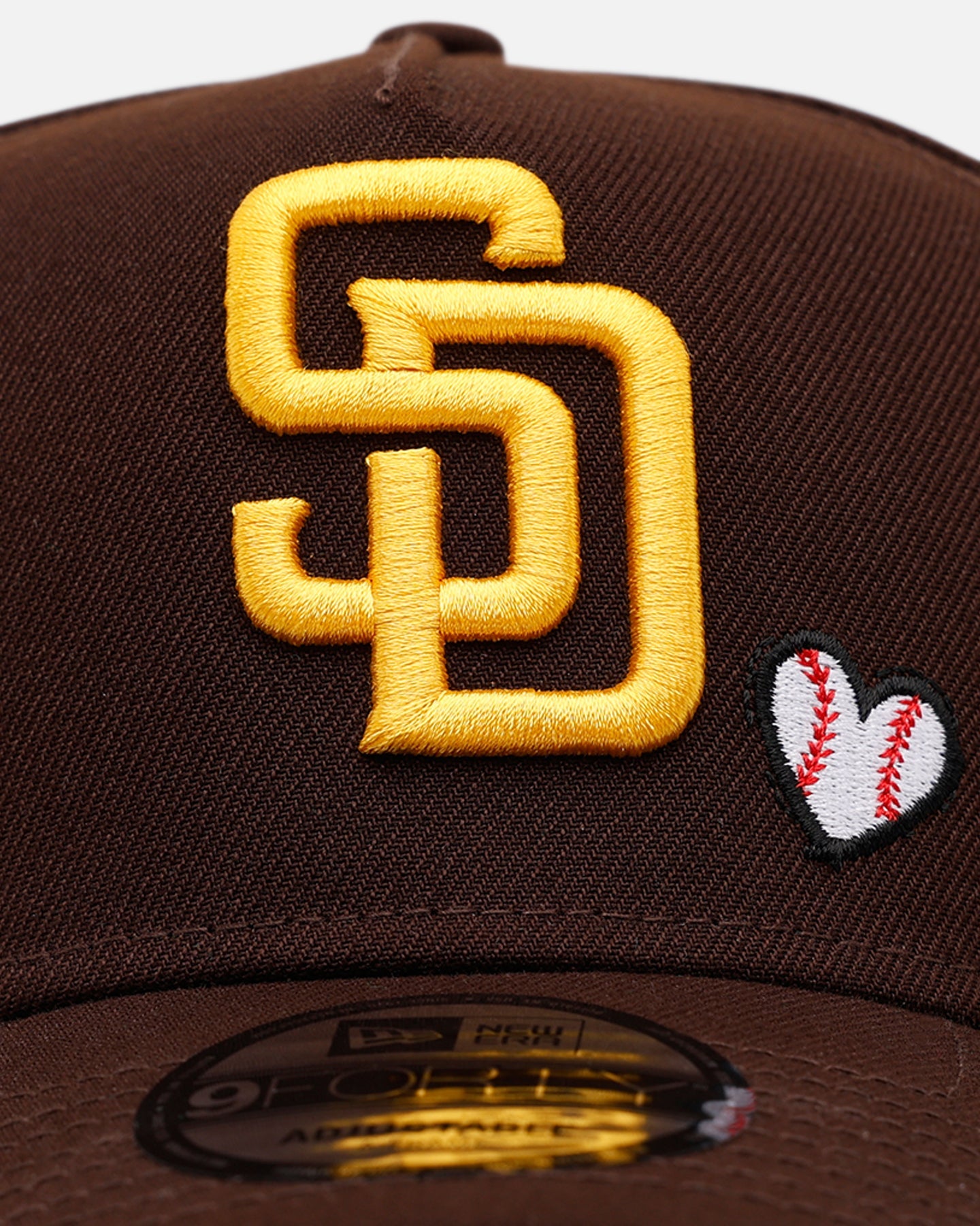 New Era San Diego Padres 'Baseball Hearts' 9FORTY A-Frame Snapback Official Team Color