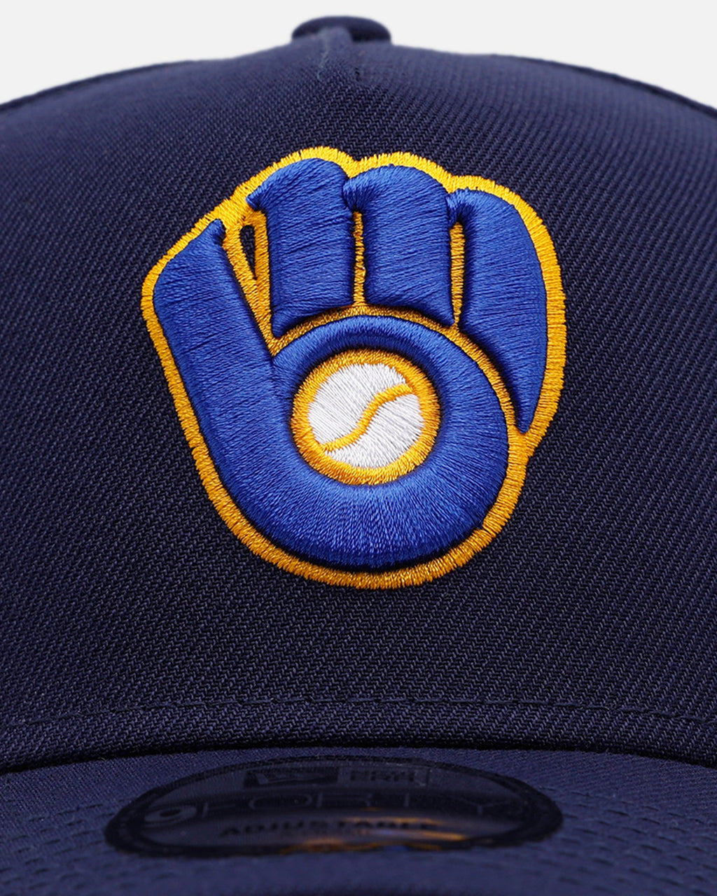 New Era Milwaukee Brewers 'On Field' 9FORTY A-Frame Snapback Official Team Color