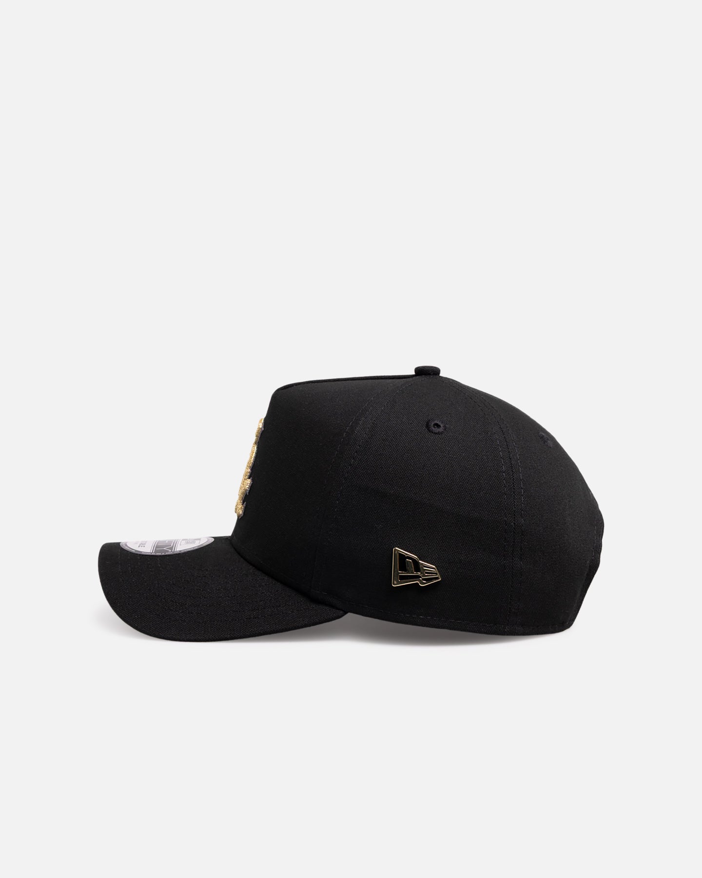 New Era Chicago White Sox 'Canvas Chainstitch Project X' 9FORTY A-Frame Snapback Black/Gold