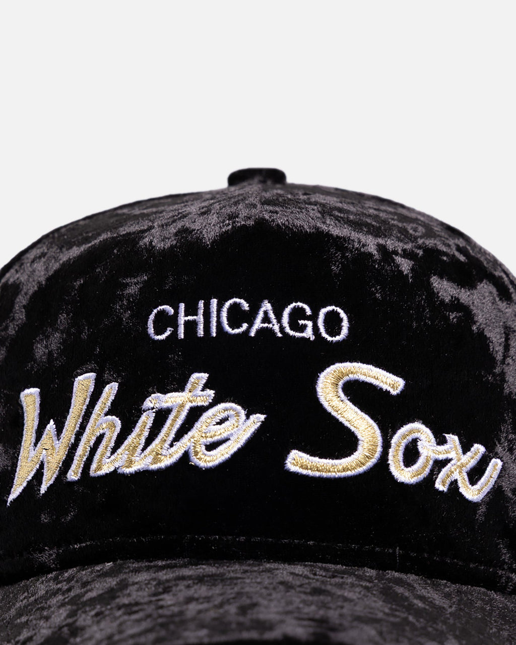 New Era Chicago White Sox 'Velvet' 9FORTY A-Frame Snapback Black/Gold