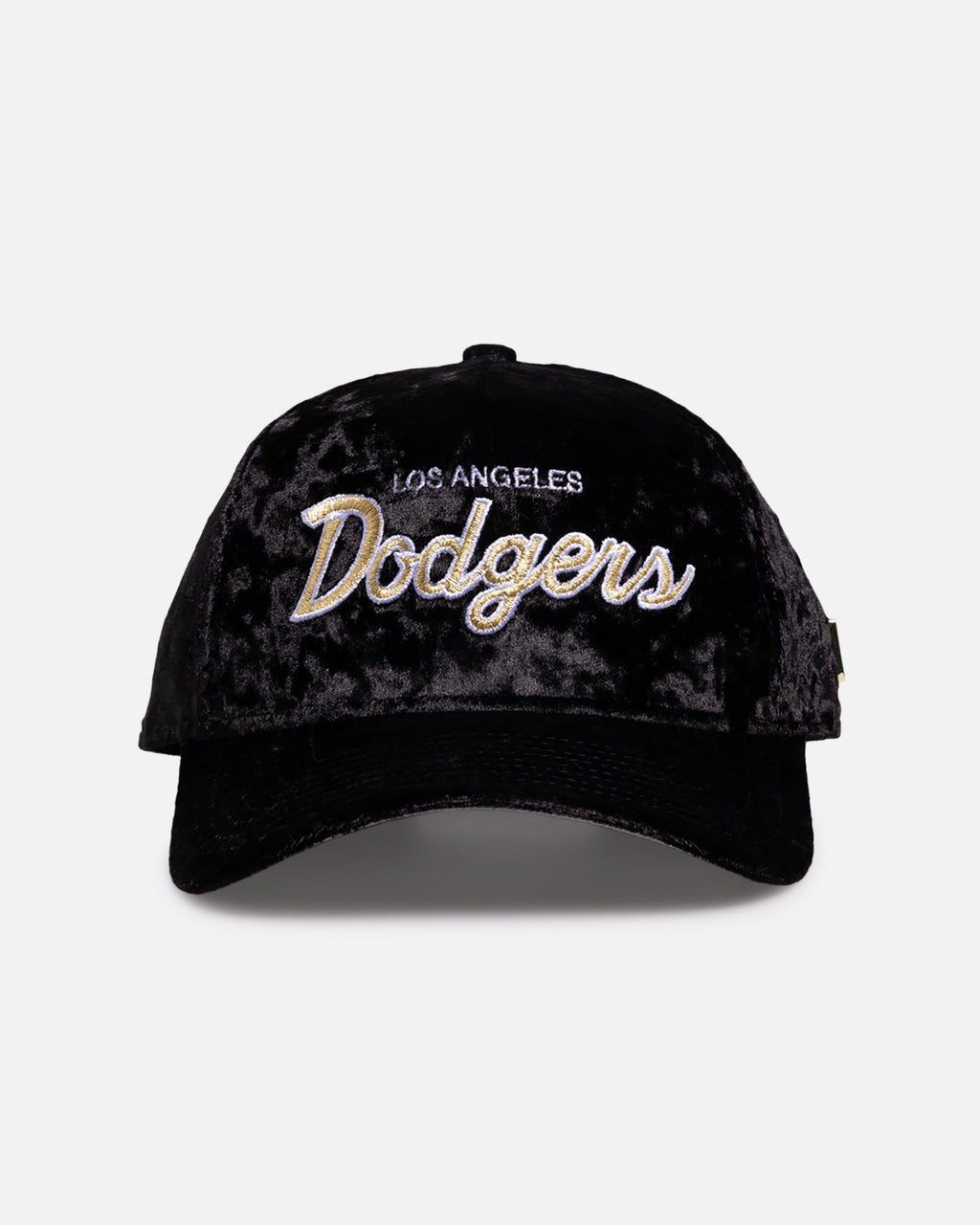 New Era Los Angeles Dodgers 'Velvet' 9FORTY A-Frame Snapback Black/Gold