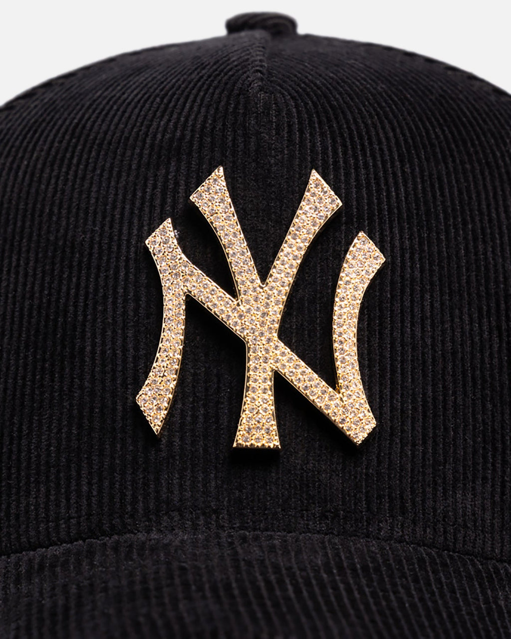 New Era New York Yankees 'Diamontee Cord' 9FORTY A-Frame Snapback Black Cord