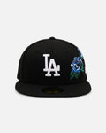 New Era Los Angeles Dodgers 'Blue Rose' 59FIFTY Fitted Black/Blue