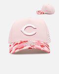 Mitchell & Ness Cincinnati Reds 'Pink Camo' Pro Pinch Snapback Pink