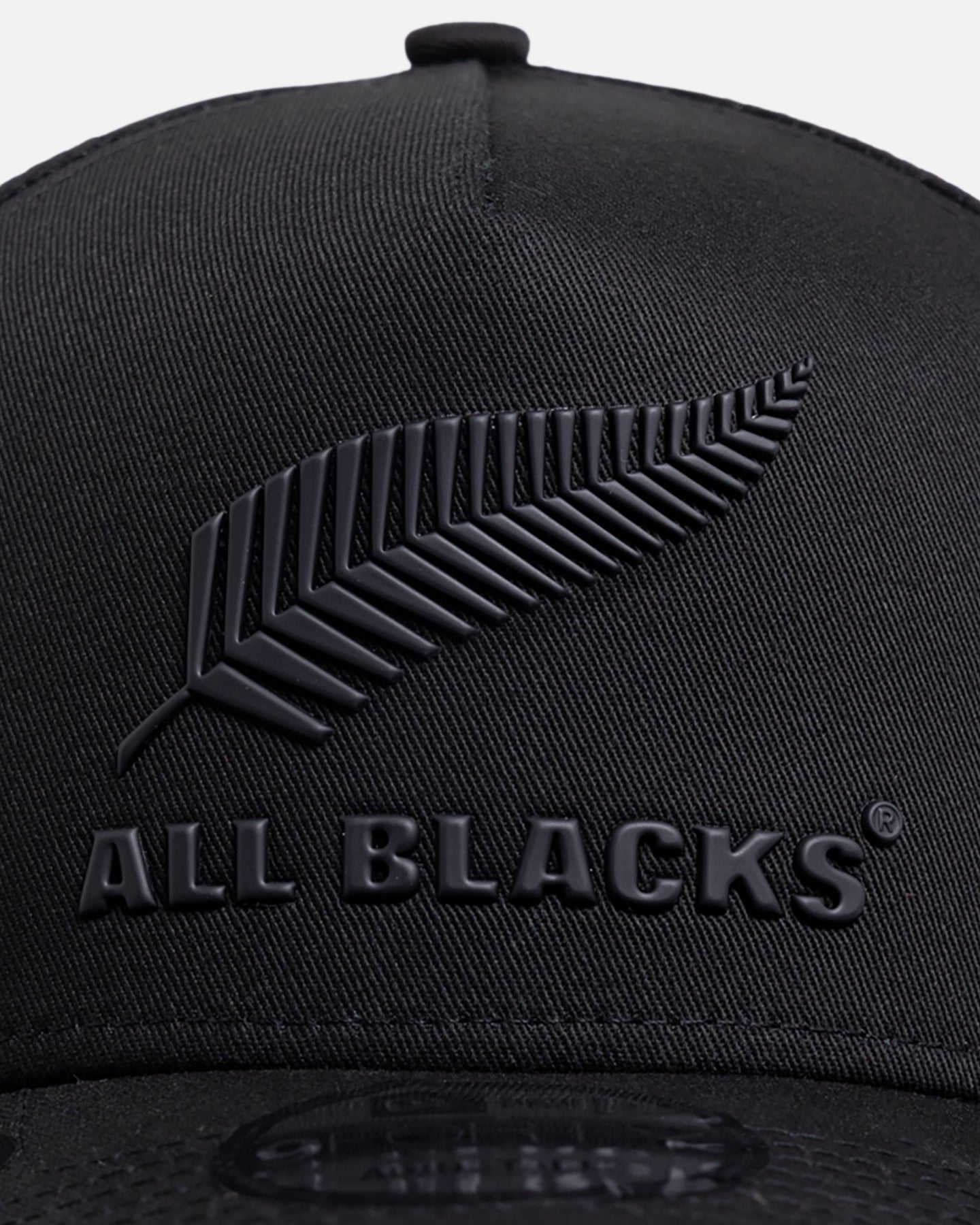 New Era New Zealand All Blacks 'TPU Badge' 9FORTY A-Frame Snapback Black