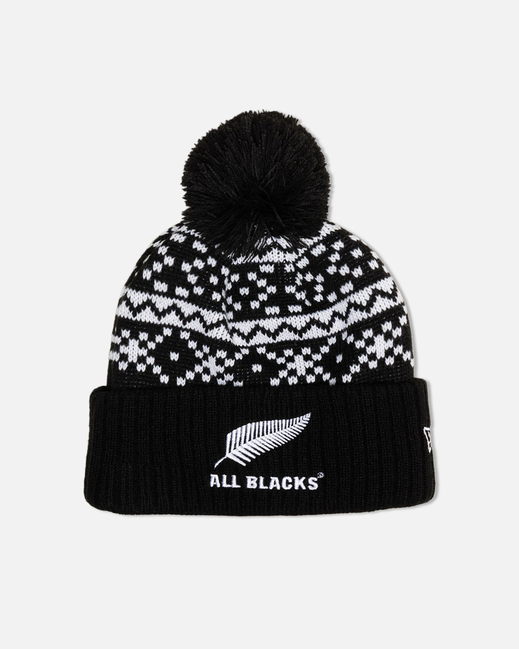 New Era New Zealand All Blacks Knitted Beanie Black