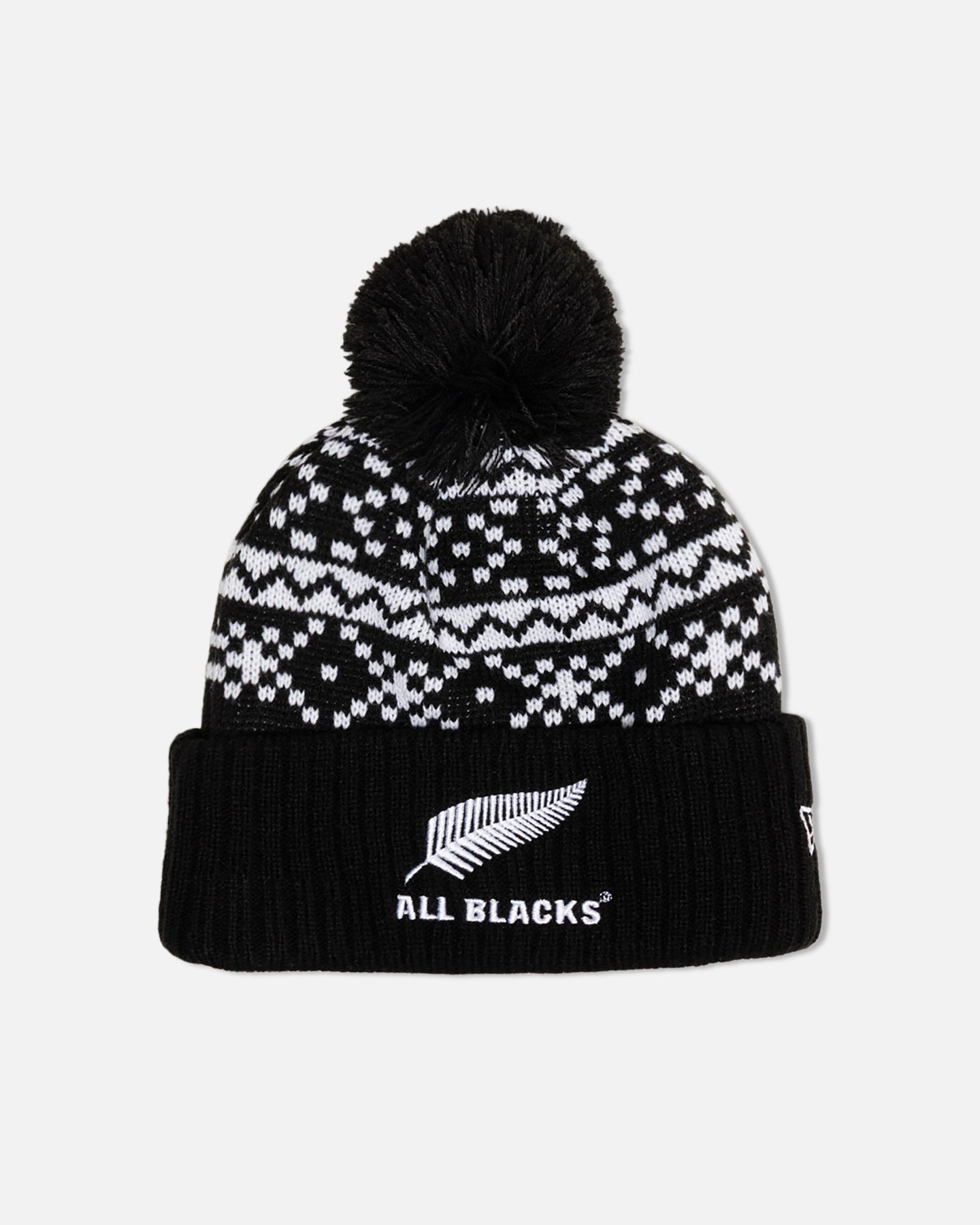 New Era New Zealand All Blacks Knitted Beanie Black