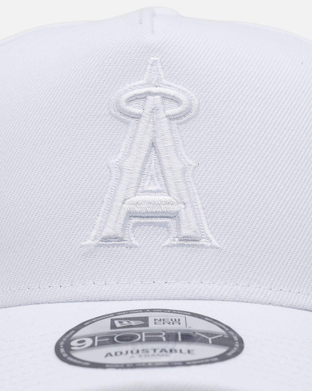 New Era Los Angeles Angels 'Easy White' 9FORTY A-Frame Snapback White/White