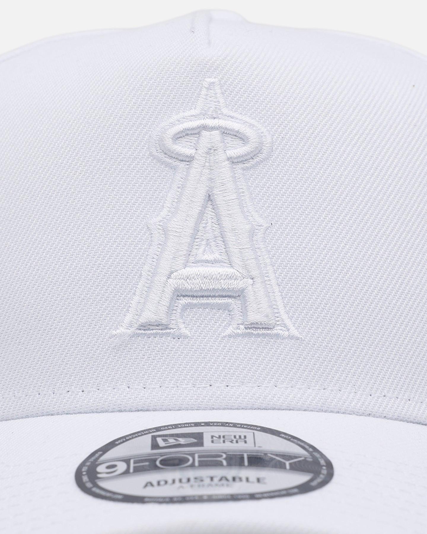 New Era Los Angeles Angels 'Easy White' 9FORTY A-Frame Snapback White/White