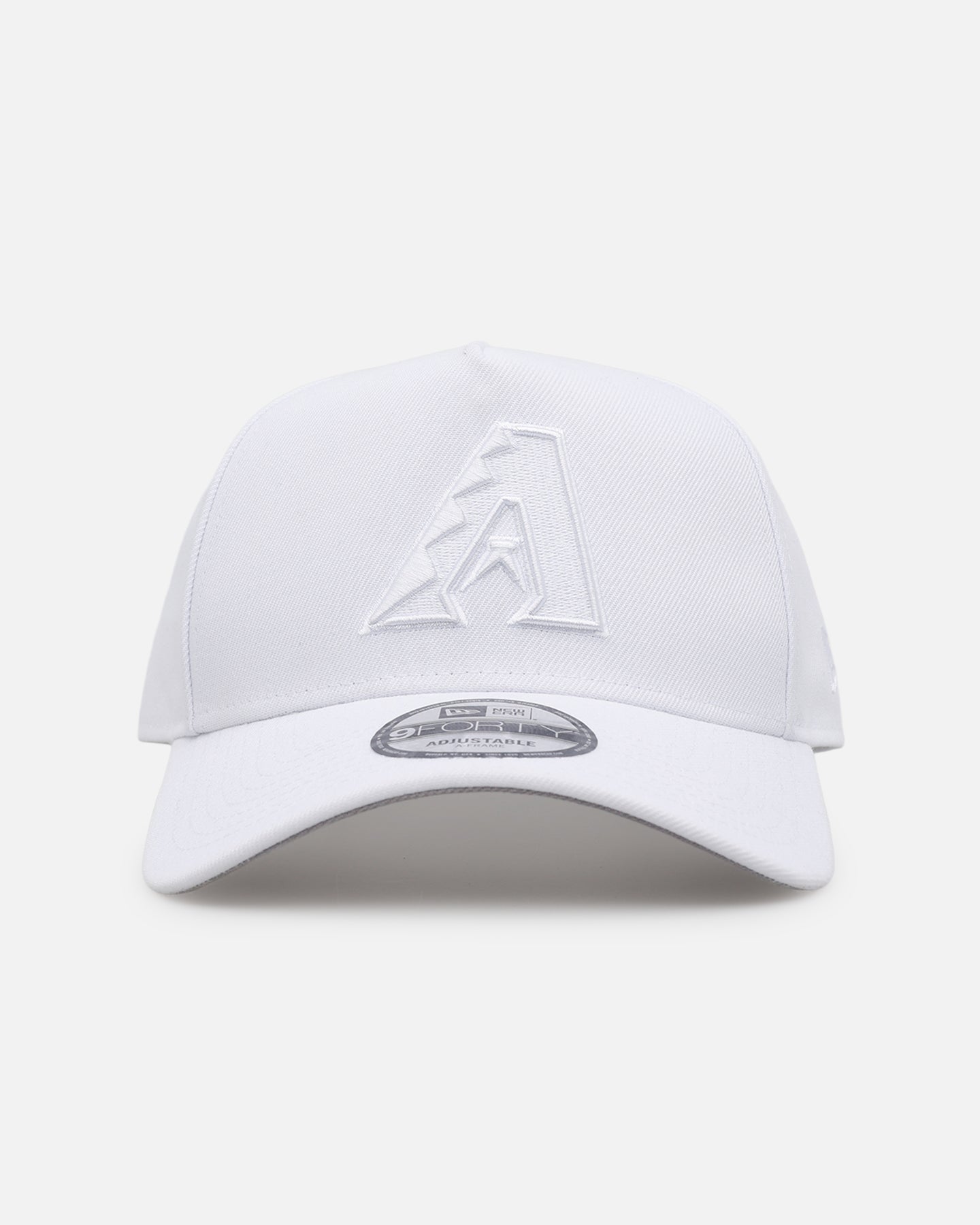 New Era Arizona Diamondbacks 'Easy White' 9FORTY A-Frame Snapback White/White