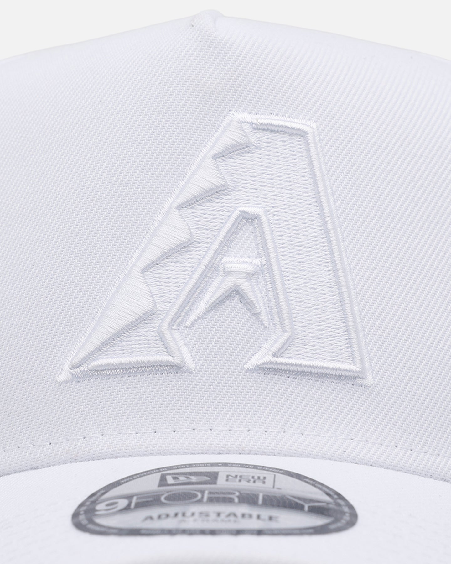 New Era Arizona Diamondbacks 'Easy White' 9FORTY A-Frame Snapback White/White