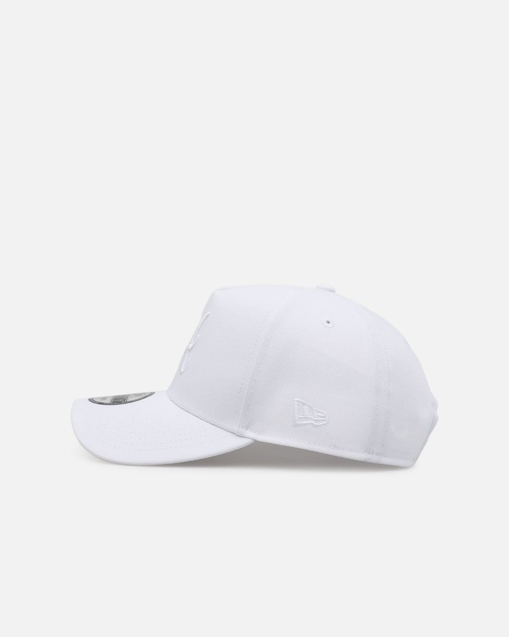 New Era Atlanta Braves 'Easy White' 9FORTY A-Frame Snapback White/White