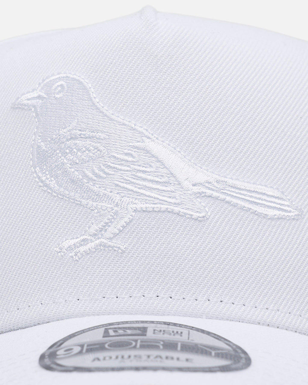 New Era Baltimore Orioles 'Easy White' 9FORTY A-Frame Snapback White/White