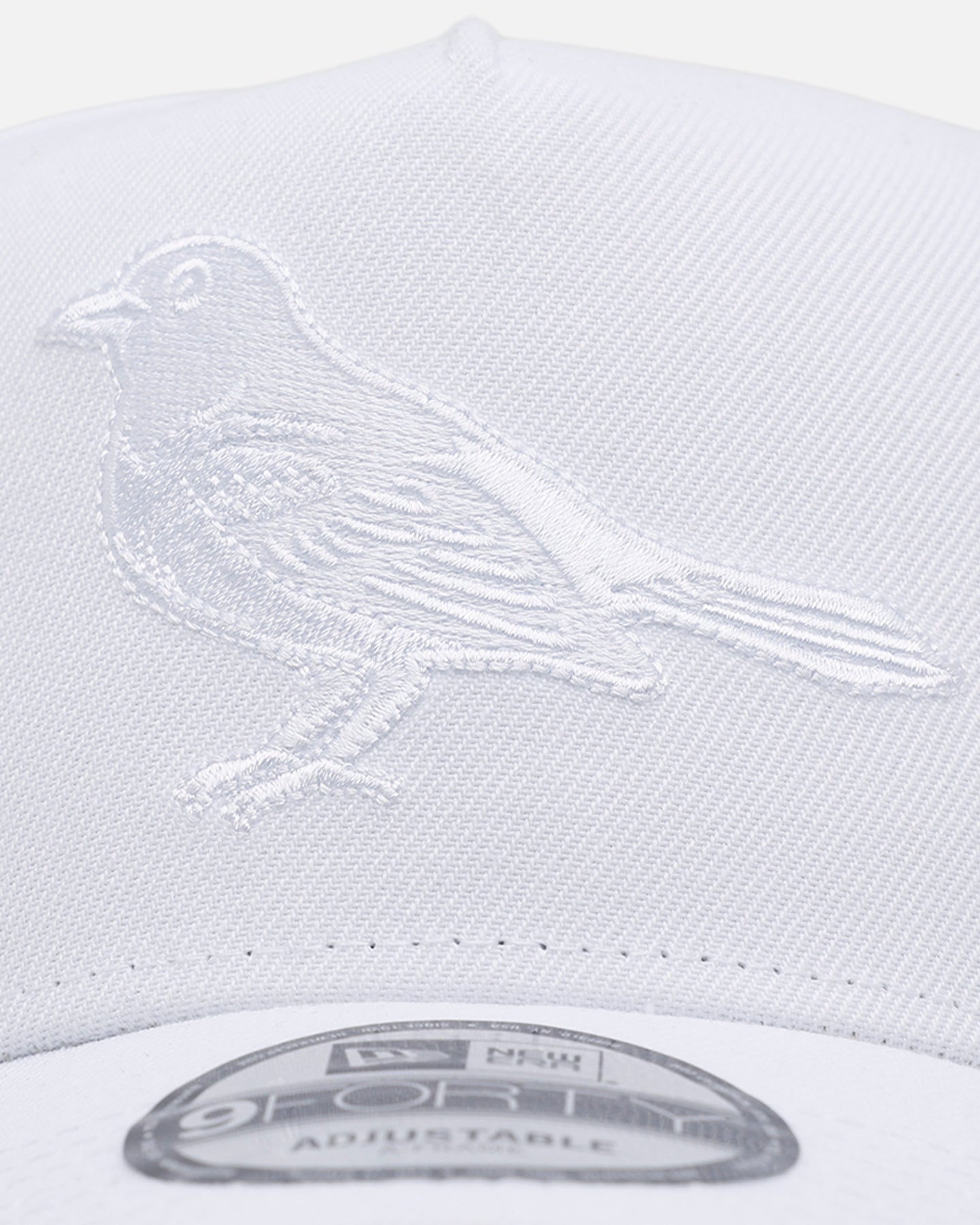 New Era Baltimore Orioles 'Easy White' 9FORTY A-Frame Snapback White/White