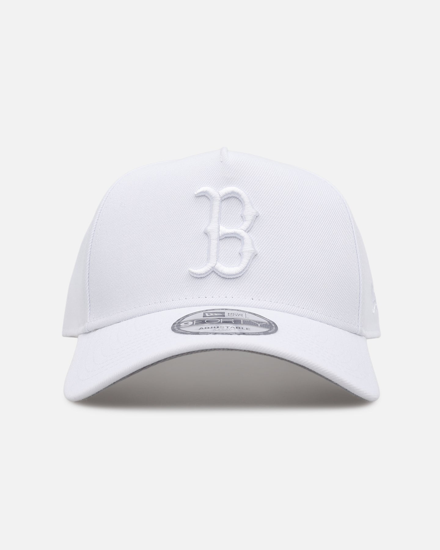 New Era Boston Red Sox 'Easy White' 9FORTY A-Frame Snapback White/White