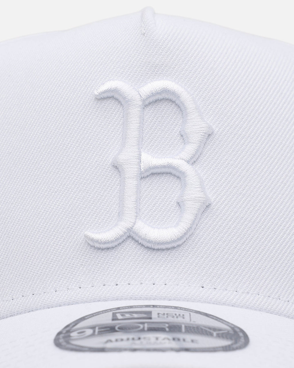 New Era Boston Red Sox 'Easy White' 9FORTY A-Frame Snapback White/White