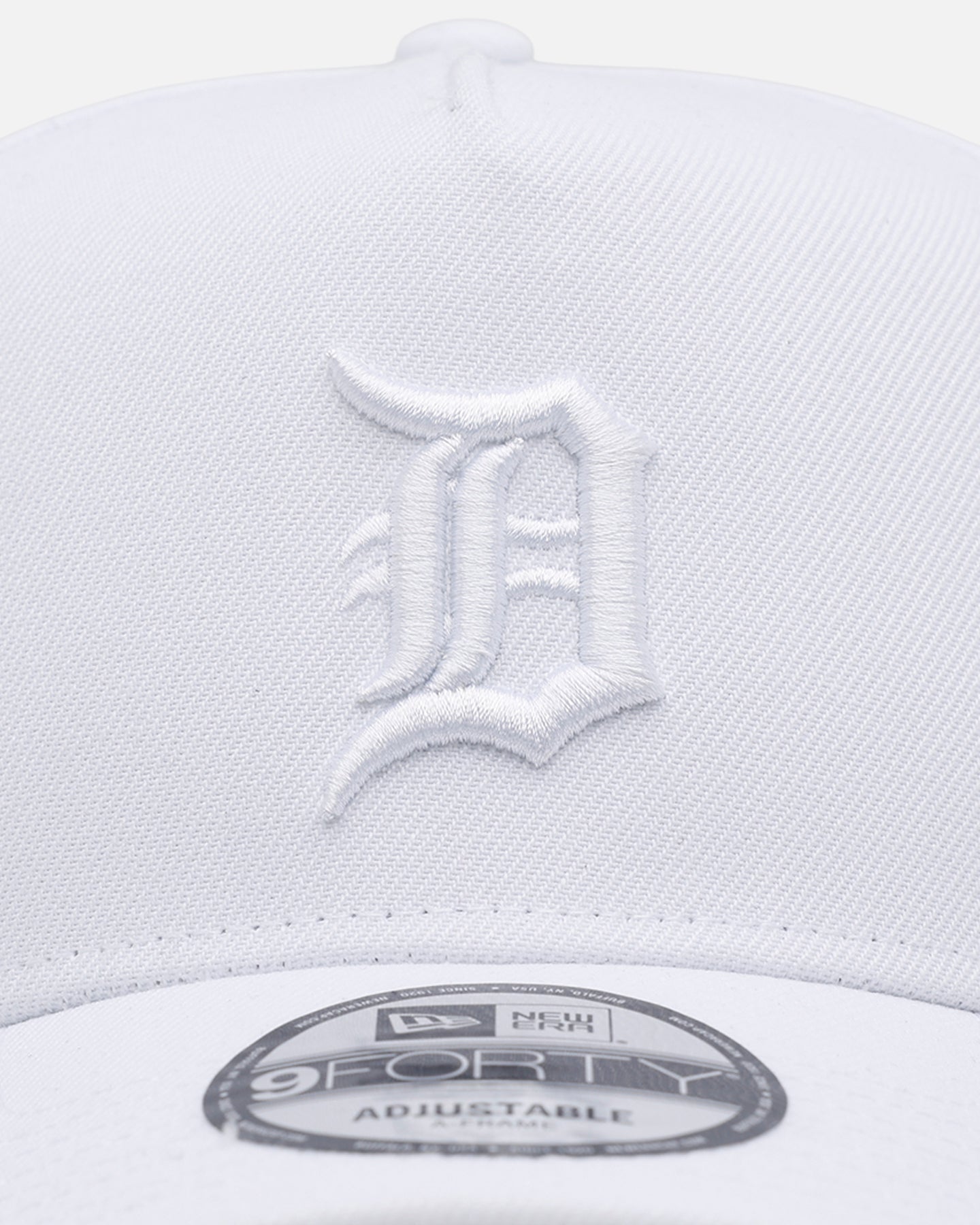 New Era Detroit Tigers 'Easy White' 9FORTY A-Frame Snapback White/White