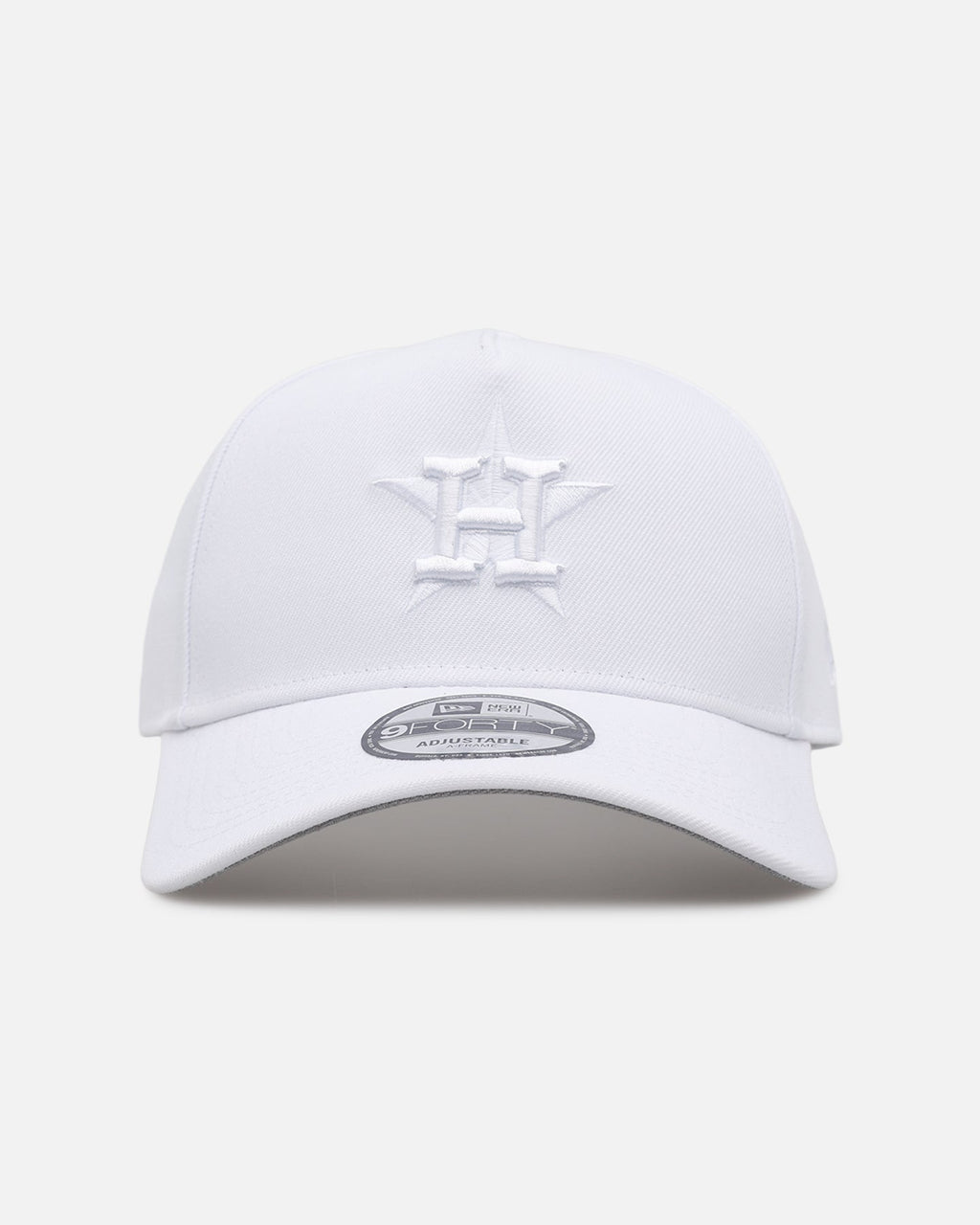 New Era Houston Astros 'Easy White' 9FORTY A-Frame Snapback White/White
