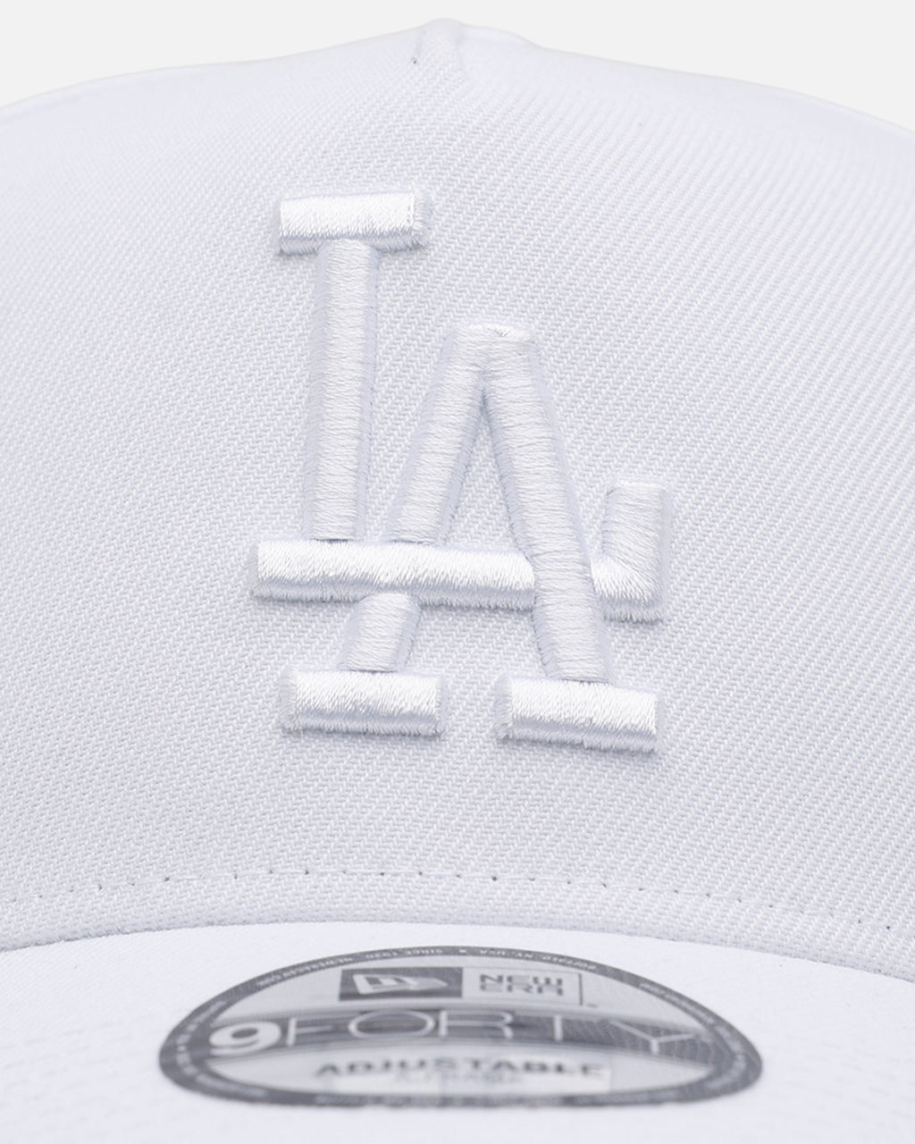 New Era Los Angeles Dodgers 'Easy White' 9FORTY A-Frame Snapback White/White