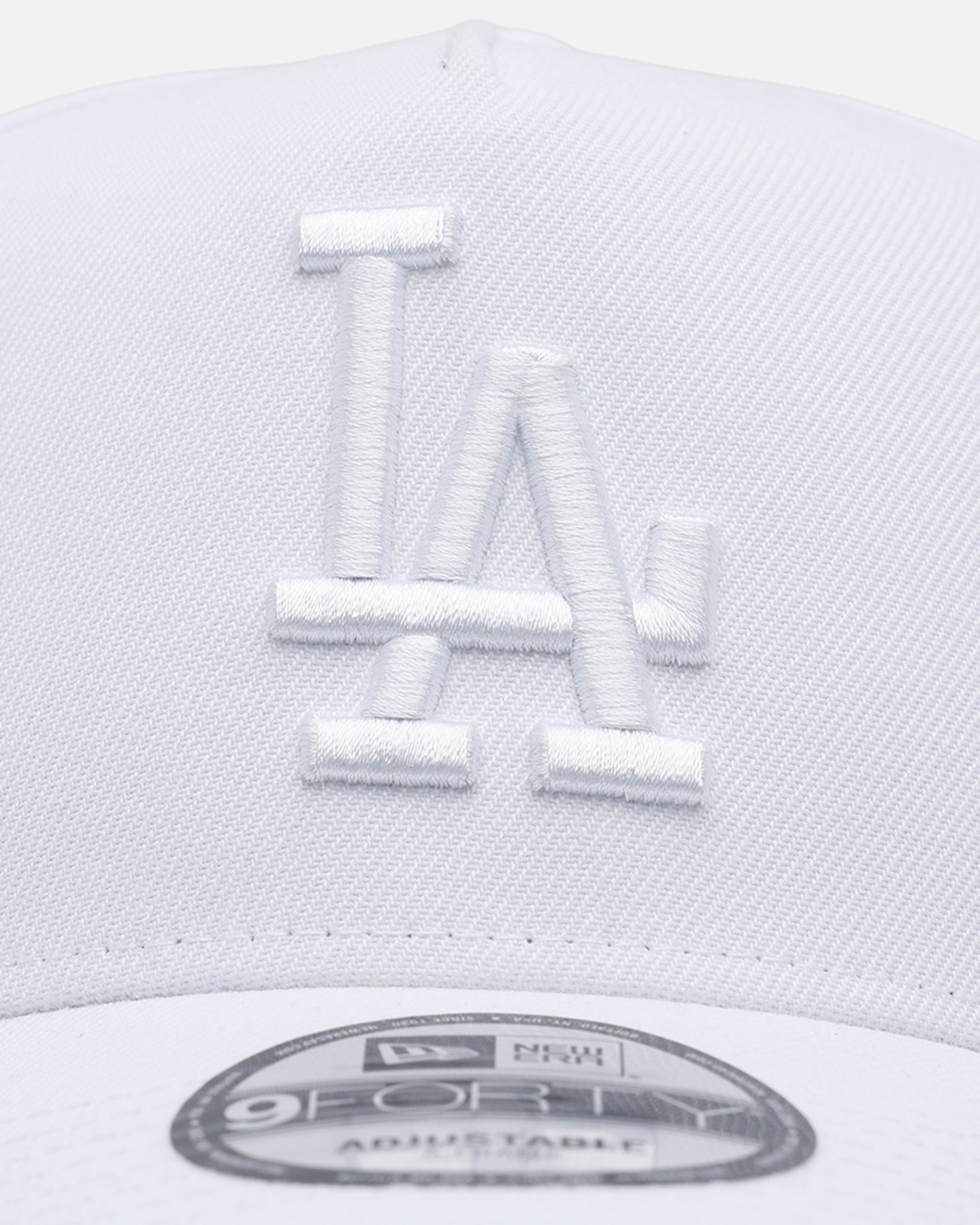 New Era Los Angeles Dodgers 'Easy White' 9FORTY A-Frame Snapback White/White